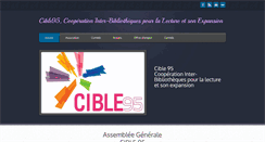 Desktop Screenshot of cible95.net